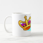 Muli-Taskerコップマグの女王 コーヒーマグカップ (左)