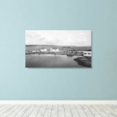 Mulkilteo, WA – ライトハウスビュー写真 キャンバスプリント (インサイチュ (ウッドフロア))