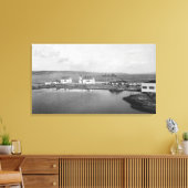 Mulkilteo, WA – ライトハウスビュー写真 キャンバスプリント (インサイチュ (リビング))