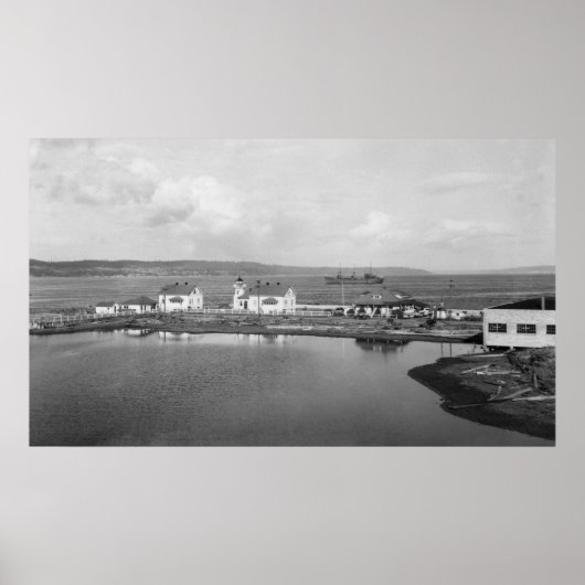 Mulkilteo, WA – ライトハウスビュー写真 ポスター (正面)