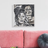 MULLATO美しいキャンバス キャンバスプリント (インサイチュ (リビング))