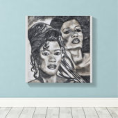 MULLATO美しいキャンバス キャンバスプリント (インサイチュ (ウッドフロア))