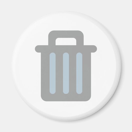 Mülleimer trash bin マグネット (正面)