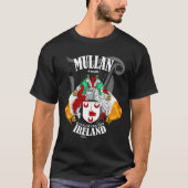 Mullen Crest Coat of Arms *Add Location* T-Shirt Tシャツ (正面)