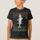 Mullet Fish Lover Matching Ugly Mullet Christmas T Tシャツ (正面)