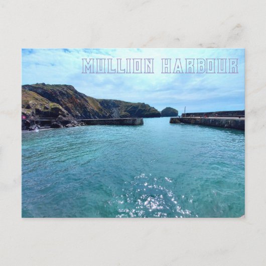 Mullion Harbour in Cornwall ポストカード (正面)
