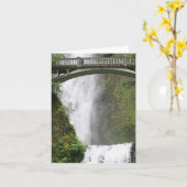 Mulnomahの滝 カード (黄色い花)