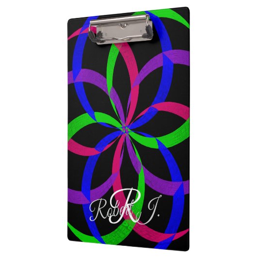 Multi Color Figure 8 Geometric Clipboard クリップボード (左)