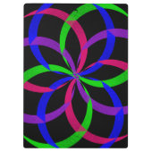 Multi Color Figure 8 Geometric Clipboard クリップボード (裏面)