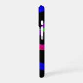 Multi Color Figure 8 Geometric iPhone 16 Case 16ケース (左側面)