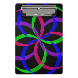 Multi Color Figure 8 Geometric Mini Clipboard ミニクリップボード