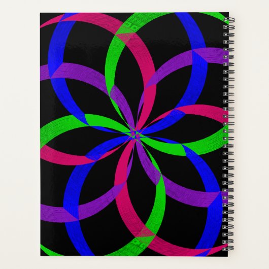 Multi Color Figure 8 Geometric Planner プランナー手帳 (裏面)