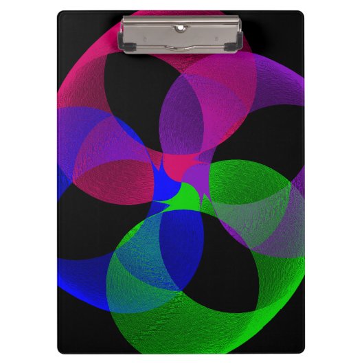 Multi Color Fusion Geometric Clipboard クリップボード (正面)
