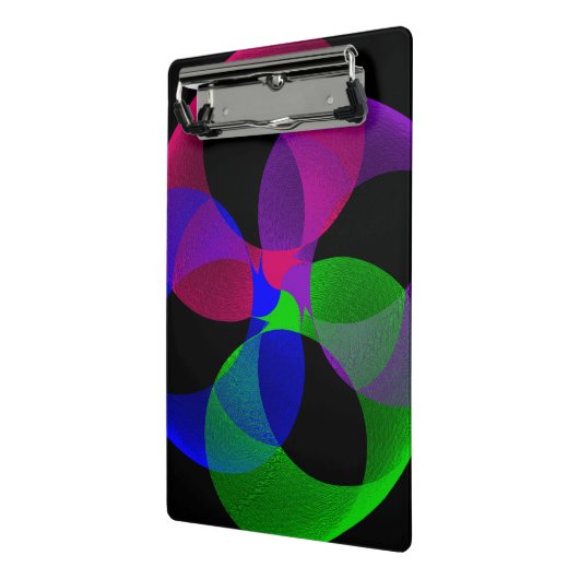 Multi Color Fusion Geometric Mini Clipboard ミニクリップボード (アングル2)