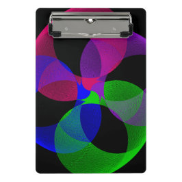 Multi Color Fusion Geometric Mini Clipboard ミニクリップボード