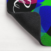 Multi Color Fusion Geometric Mouse Pad マウスパッド (コーナー)