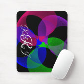 Multi Color Fusion Geometric Mouse Pad マウスパッド (マウス)