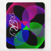 Multi Color Fusion Geometric Mouse Pad マウスパッド (正面)