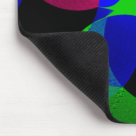 Multi Color Fusion Geometric Mouse Pad マウスパッド (コーナー)
