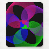 Multi Color Fusion Geometric Mouse Pad マウスパッド (正面)