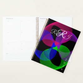 Multi Color Fusion Geometric Spiral Planner プランナー手帳