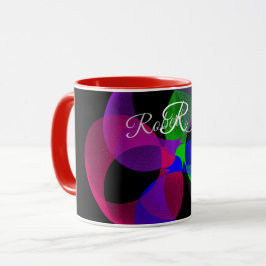 Multi Color Geometric Fusion Coffee Mug マグカップ