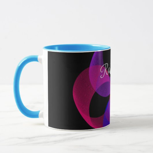 Multi Color Geometric Fusion Coffee Mug マグカップ (左)