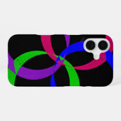 Multi Color Geometric Interchange iPhone 16 Case iPhone 16ケース (裏面横)