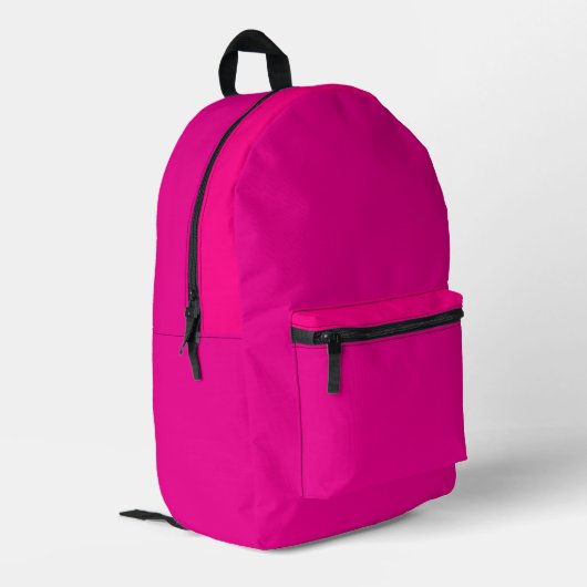 Multi-Color Hot Pink Backpack プリントバックパック (裏面左端)