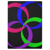 Multi Color Interchange Geometric Clipboard クリップボード (裏面)