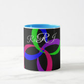 Multi Color Interchange Geometric Coffee Mug マグカップ (中央)