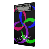 Multi Color Interchange Geometric Mini Clipboard ミニクリップボード (アングル2)