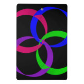 Multi Color Interchange Geometric Mini Clipboard ミニクリップボード (裏面)
