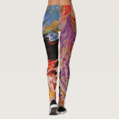 multi color Leggings レギンス (裏面)