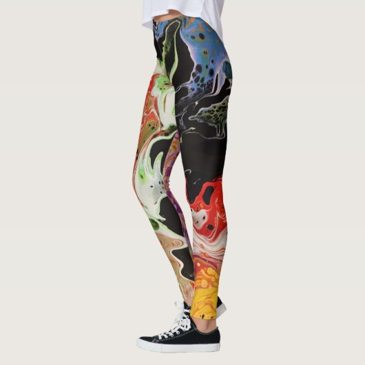 multi color Leggings レギンス (左)