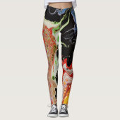 multi color Leggings レギンス (正面)