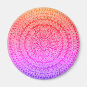 Multi Color Mandala Original Art  マグネット (正面)
