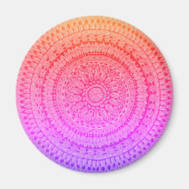 Multi Color Mandala Original Art  マグネット
