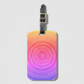 Multi Color Mandala Original Art  ラゲッジタグ (正面縦)