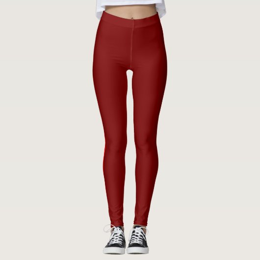 Multi-Color Red Racer Leggings レギンス (正面)