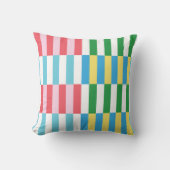 Multi-color stripe cushion クッション (正面)