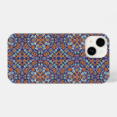 Multi-color Tile Pattern iPhoneケース (裏面横)