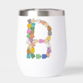 Multi-color Tulip Lettered “B” (背面)