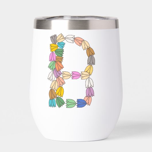 Multi-color Tulip Lettered “B” (背面)