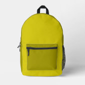Multi-Color Yellow Backpack  プリントバックパック (正面)