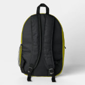 Multi-Color Yellow Backpack  プリントバックパック (裏面)
