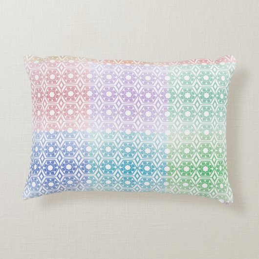 Multi-Colored Accent Pillow アクセントクッション (裏面)