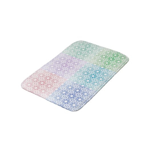 Multi-Colored Bath Mat バスマット (アングル)
