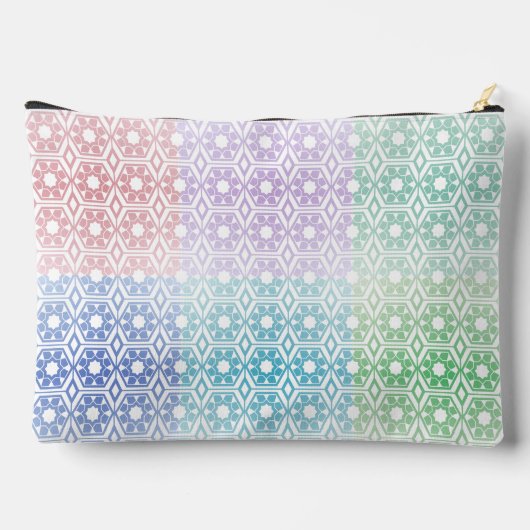 Multi-Colored Large アクセサリーポーチ (裏面)