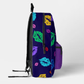 Multi-colored Lip Print Backpack プリントバックパック (左)